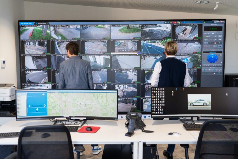 wall display centrale operativa